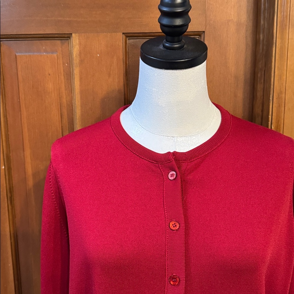 PRICE FIRM Vintage Givenchy Sport Red Sweater Size 42 - Picture 5 of 7